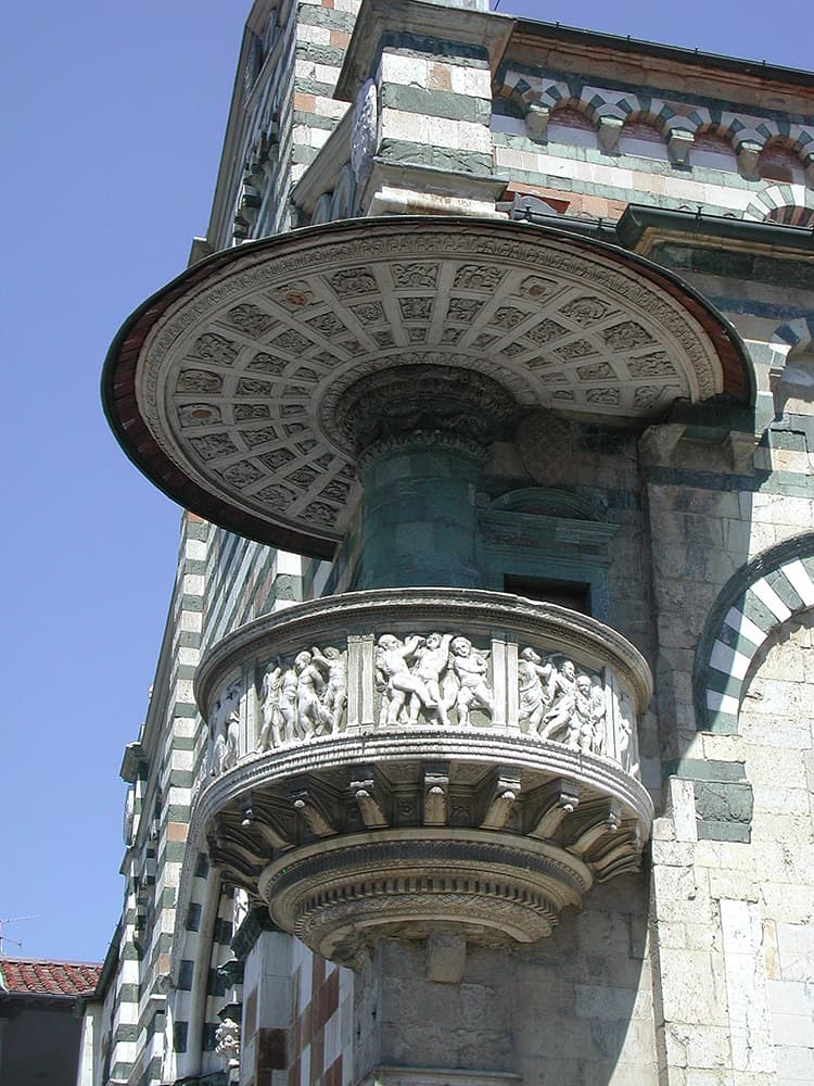 The pulpit of Prato's cathedral