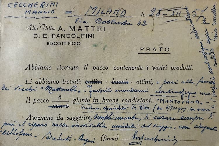 Mattei Biscuits Around the World, Alongside Prato&rsquo;s Yarns and Fabrics