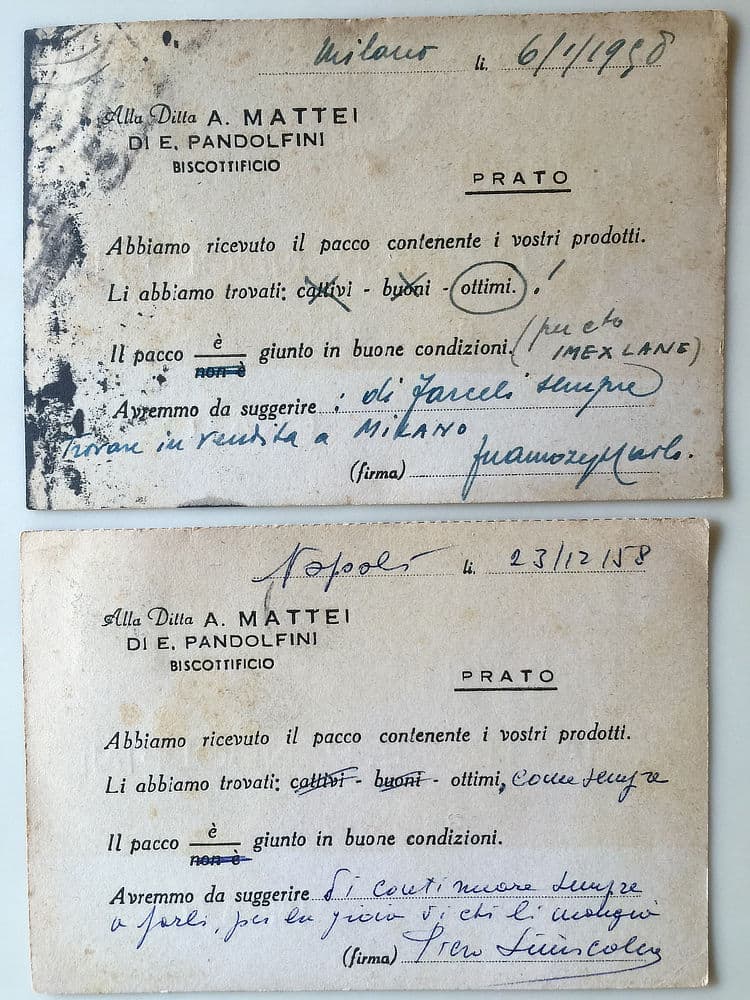 Pre-printed postcard